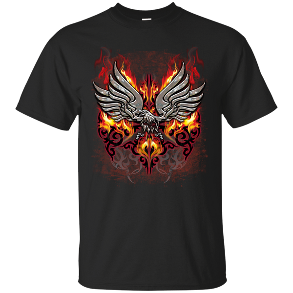 Biker - FLAMING EAGLE T Shirt & Hoodie