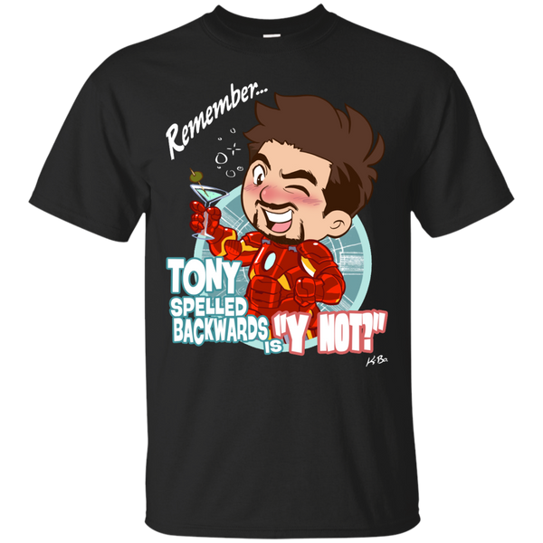 Marvel - Tony Spelled Backwards is Y NOT y not T Shirt & Hoodie