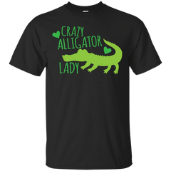 ALLIGATOR - Crazy Alligator lady T Shirt & Hoodie