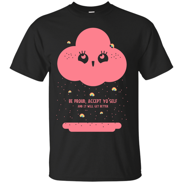 LGBT - Gay Depressed Little Cloud  Pride  Acceptance it gets better T Shirt & Hoodie