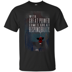 Marvel - Spider Man With Great Power spider man t shirt T Shirt & Hoodie