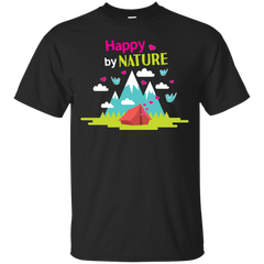 Camping - Hiking TShirt Happy By Nature hiking T Shirt & Hoodie