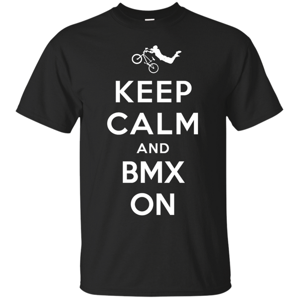 Biker - KEEP CALM AND BMX ON T Shirt & Hoodie