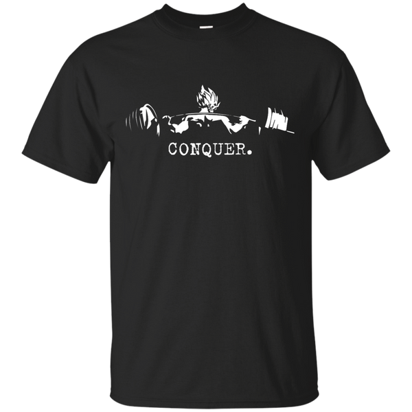Dragon Ball - CONQUER  Saiyan Back Squat white workout dbz T Shirt & Hoodie