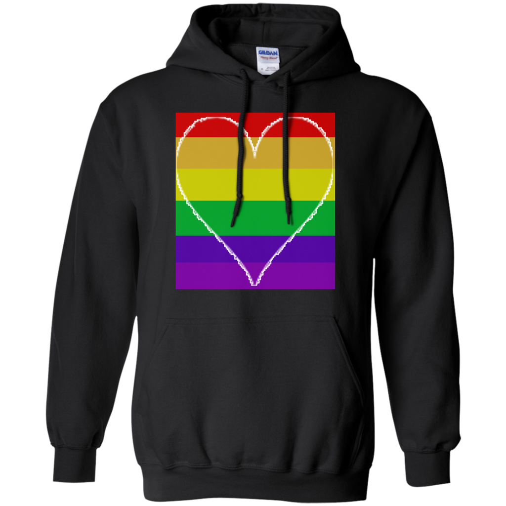 LGBT - Heart for Pride rainbow T Shirt & Hoodie