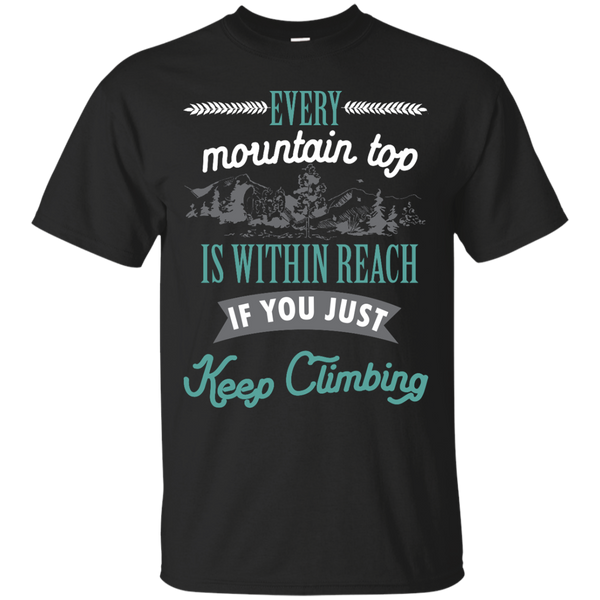 Camping - Mountain top  hiker hiking hike outdoor motivation hiking T Shirt & Hoodie