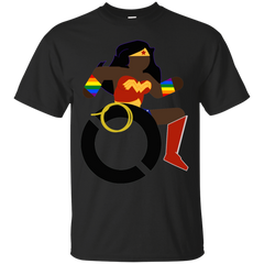 LGBT - Black Wheelchair Wonder Pride wonder woman T Shirt & Hoodie