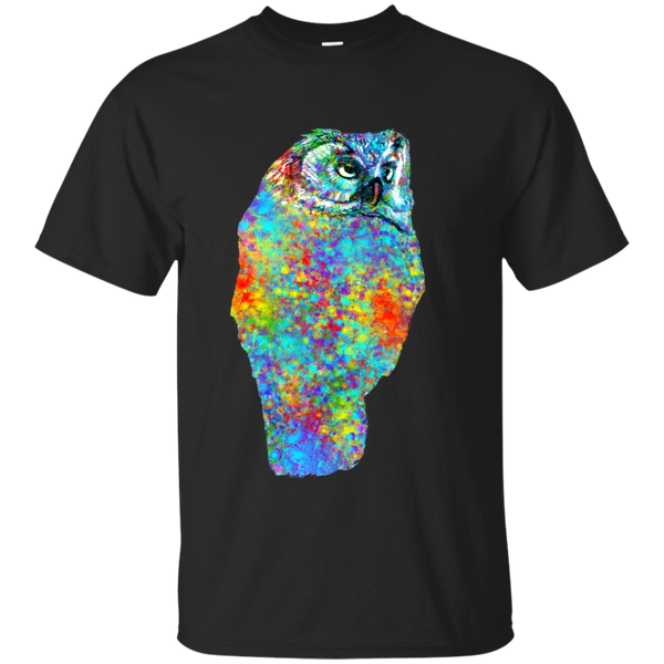 ABSTRACT - Colorful Watercolor Owl T Shirt & Hoodie