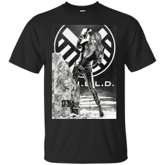 BLACK WIDOW AVENGERS MARVEL SHIELD COMIC SCIENCE FICTION MOVIES - Black widow avengers shield T Shirt & Hoodie