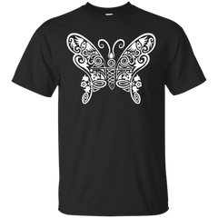 BEAUTIFUL - Butterfly floral pattern T Shirt & Hoodie