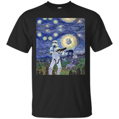 Star Wars - Stormtrooper Starry Night T Shirt & Hoodie
