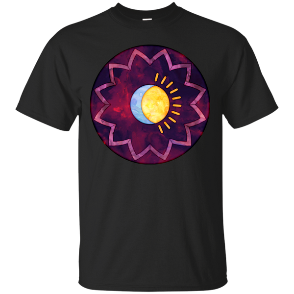 Yoga - Moon Rays Sunshine Lotus Mandala Batik T Shirt & Hoodie