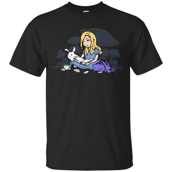 ALICE IN WONDERLAND - A girl a cat and a rabbit T Shirt & Hoodie