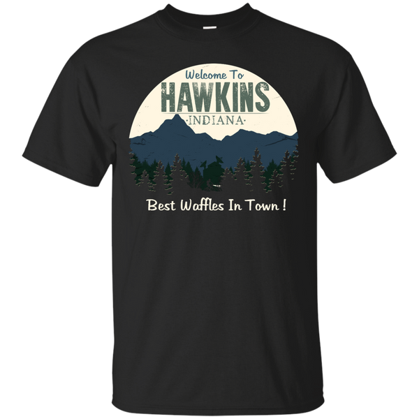 Stranger Things - Welcome To Hawkins upside down T Shirt & Hoodie