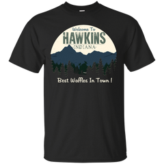 Stranger Things - Welcome To Hawkins upside down T Shirt & Hoodie