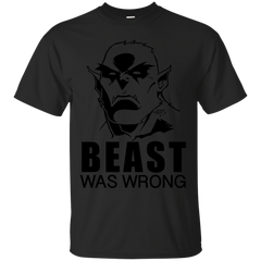 BEAUTY AND THE BEAST - Beast Was Wrong XMen Shirt Magneto Avengers Deadpool Wolverine Logan Marvel Comics T Shirt & Hoodie