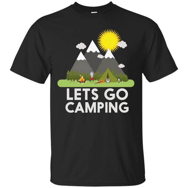 Hiking - Lets go Camping travel T Shirt & Hoodie
