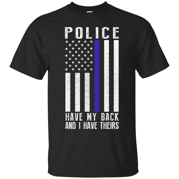 Yoga - POLICE HAVE MY BACK AND I HAVE THEIRS POLICE THIN BLUE LINE T shirt & Hoodie