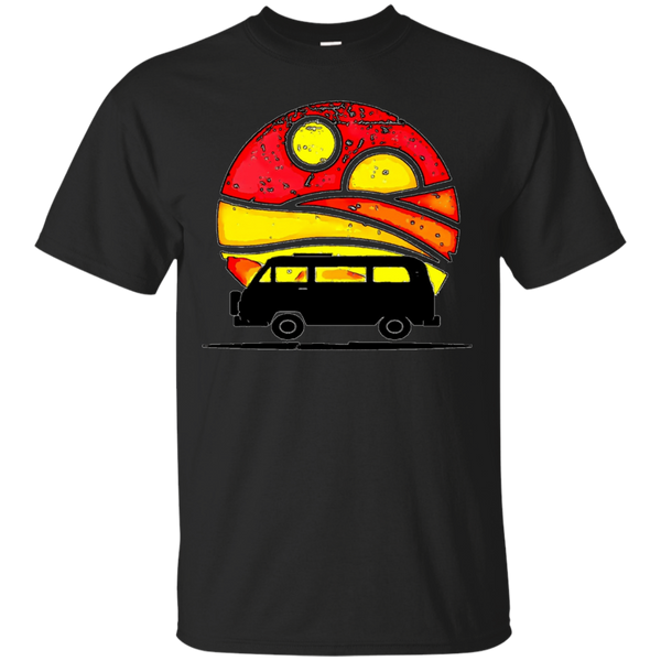 Camping - Sunset Bay family van T Shirt & Hoodie