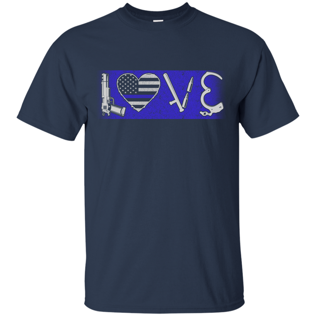 Yoga - LOVE THIN BLUE LINE POLICE OFFICER T shirt & Hoodie