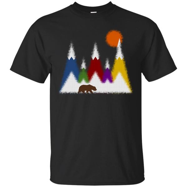 BEAR - Bear In Mountains T Shirt & Hoodie