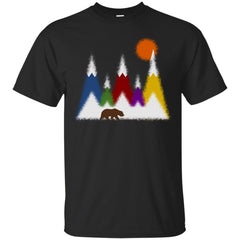 BEAR - Bear In Mountains T Shirt & Hoodie
