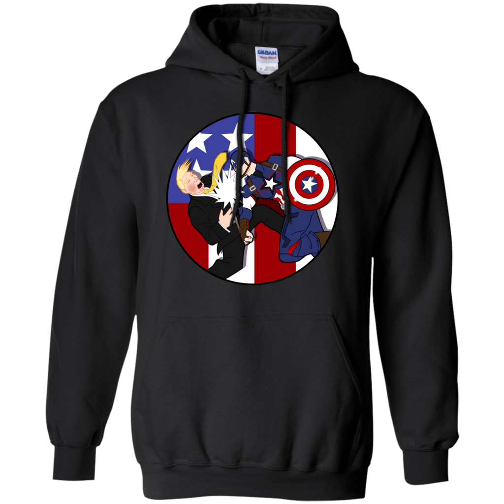 Marvel - Cap vs Trump captain america T Shirt & Hoodie