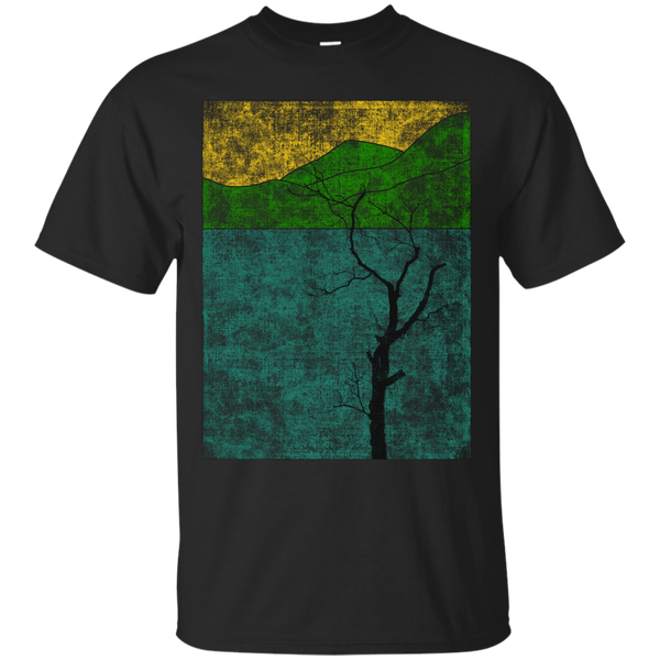 Camping - Lone Tree art T Shirt & Hoodie