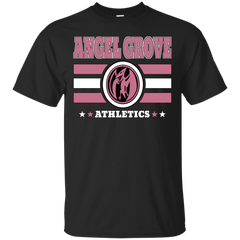 ANGEL GROVE - Angel Grove Athletics  Pink T Shirt & Hoodie