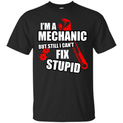 Mechanic - A Mechanic Cant Fix Stupid T Shirt & Hoodie