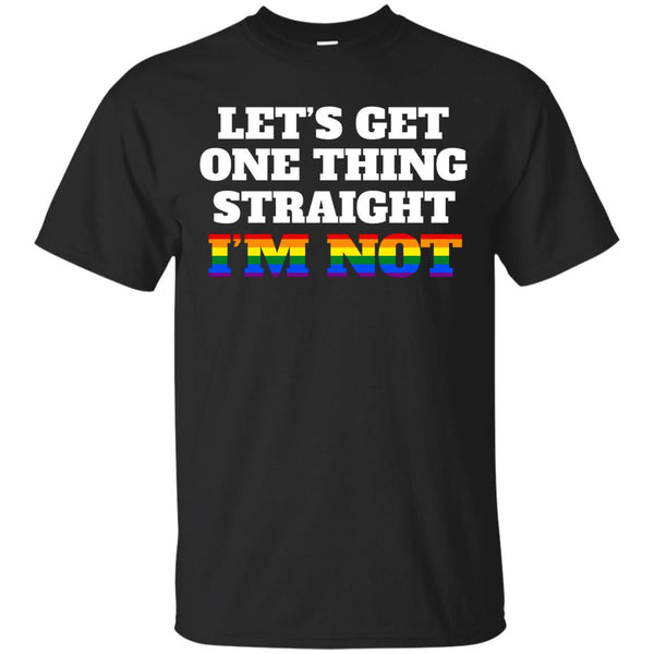 LGBT - One Thing Straight T Shirt & Hoodie