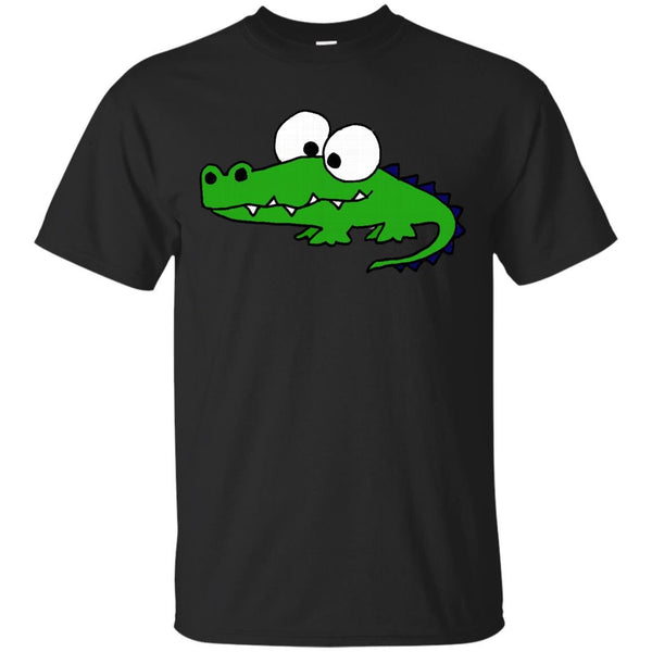 ALLIGATOR - Funky Cute Green Alligator Art T Shirt & Hoodie