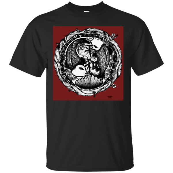 ABSTRACT - Peace X Koi Maroon T Shirt & Hoodie