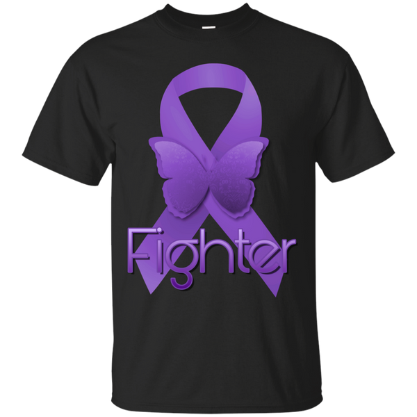 Mom - Purple Awareness Ribbon Fighter purple ribbon T Shirt & Hoodie