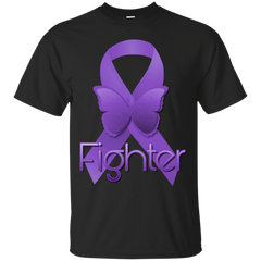 Mom - Purple Awareness Ribbon Fighter purple ribbon T Shirt & Hoodie