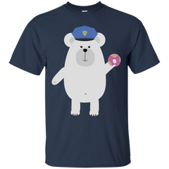BEAR - Polar Bear Police Officer T Shirt & Hoodie