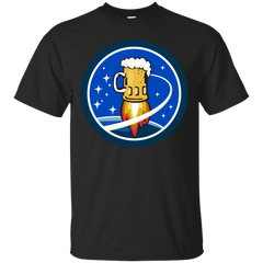 BEER MUG ROCKET SHIP SPACE CIRCLE RETRO - Beer Mug Rocket Ship Space Circle Retro T Shirt & Hoodie