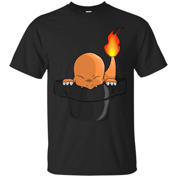 CHARMANDER - Pocket Charmander T Shirt & Hoodie