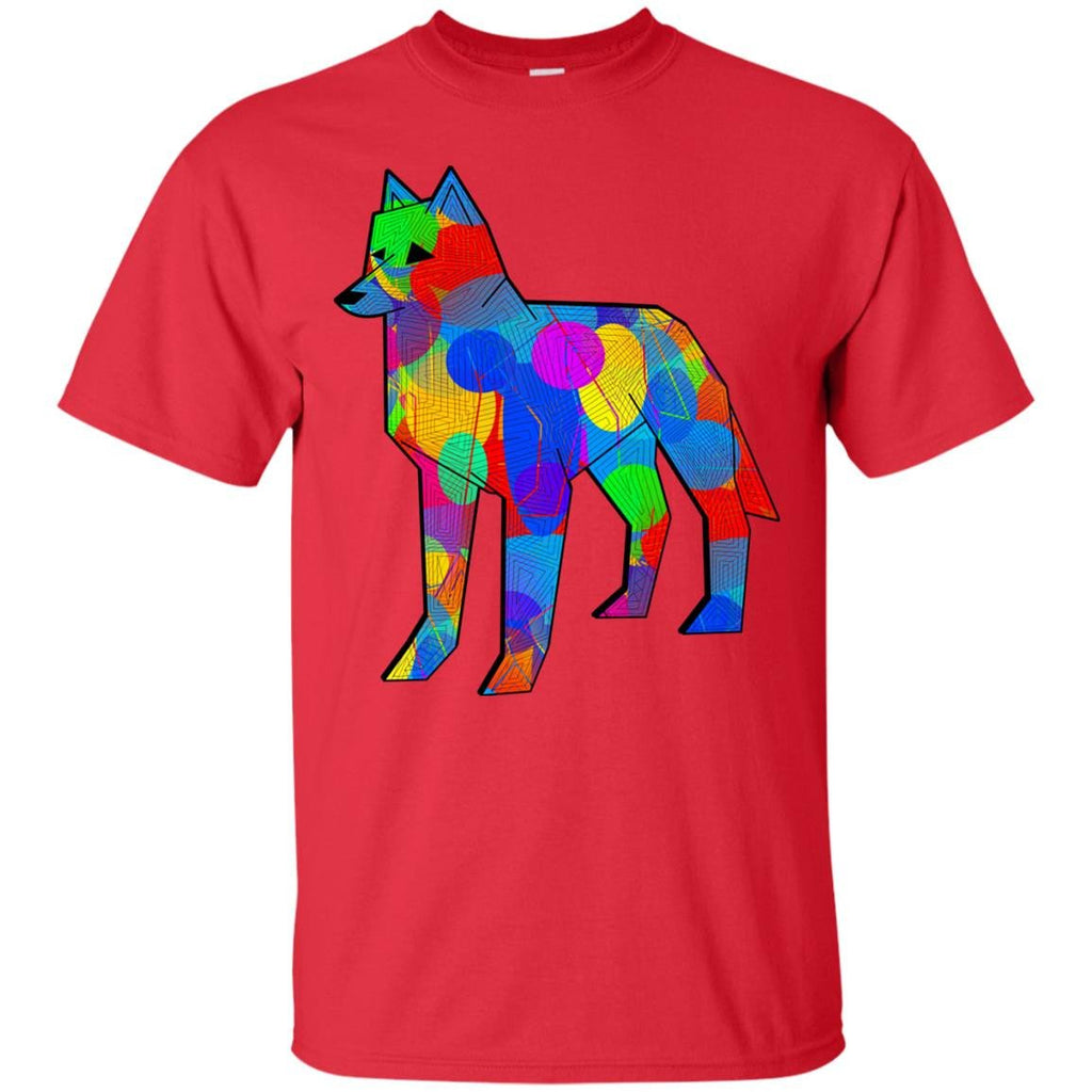 COOL - Colorful Wolf T Shirt & Hoodie