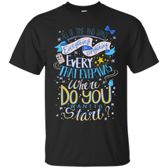 DOCTOR WHO - All of Time and Space Typography Quote T Shirt & Hoodie
