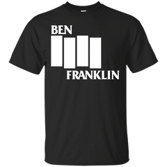 BEN FRANKLIN - Ben Franklin  Black Flag Mashup Tee T Shirt & Hoodie