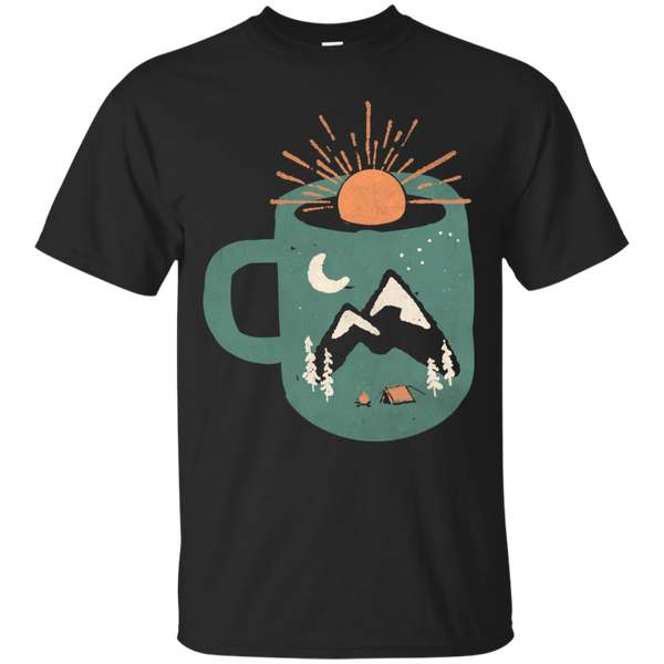 Camping - Mountain Morning Wake Up coffee T Shirt & Hoodie