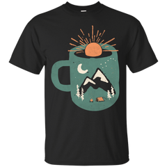 Camping - Mountain Morning Wake Up coffee T Shirt & Hoodie