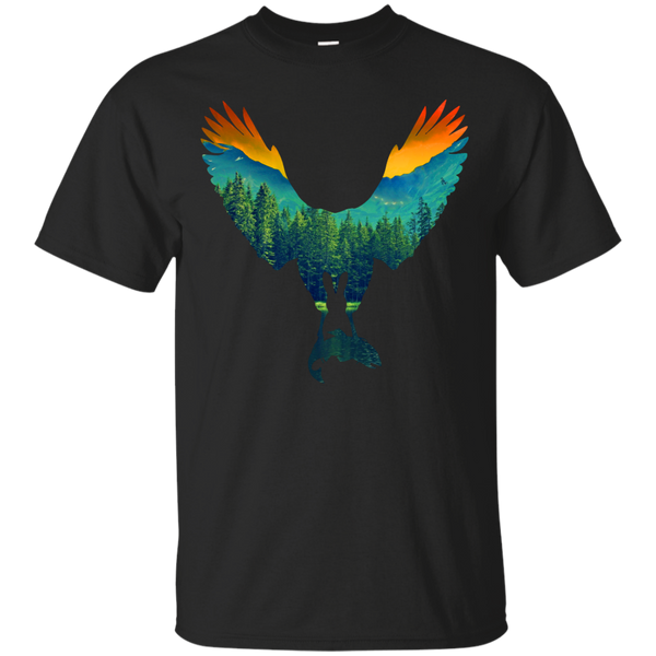 Hunting - Hawk Hunting Fish in the Sunset Mountain of The Lake T Shirt & Hoodie