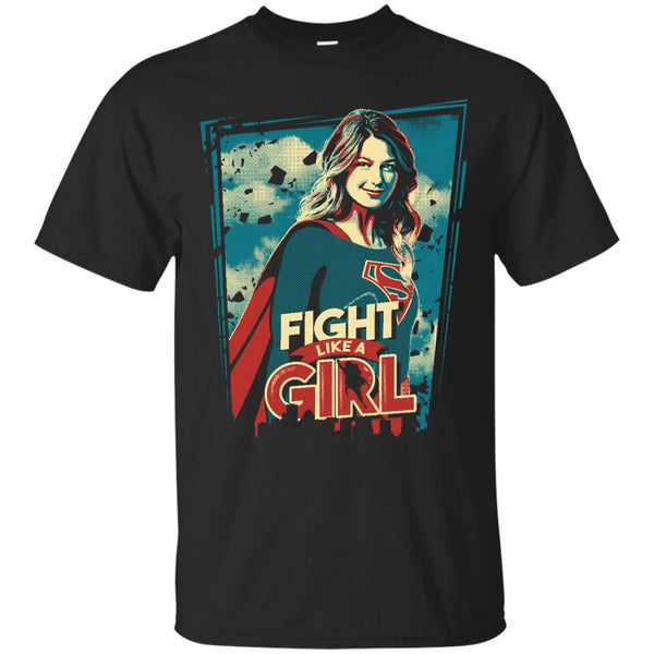 SUPERGIRL - Fight Like A Girl T Shirt & Hoodie