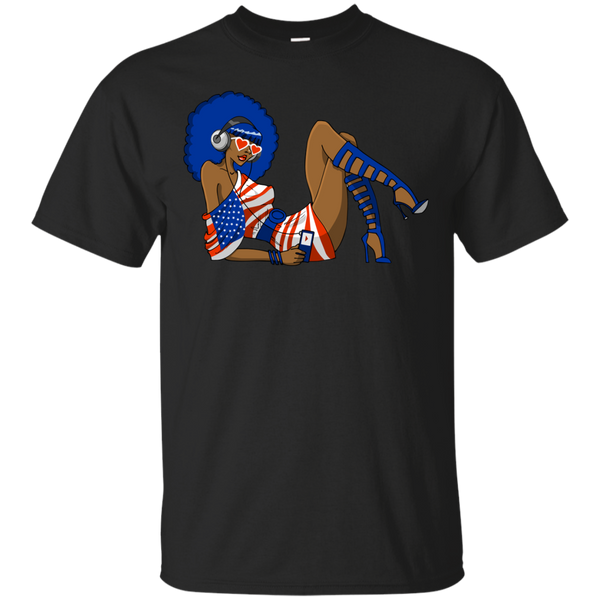 AMERICAN - Pin Up 4th of July T Shirt & Hoodie