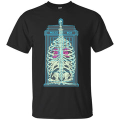 DOCTOR WHO - Spaceship Skeletal Survey The Tardis T Shirt & Hoodie