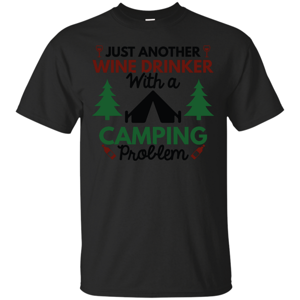 CAMPING - Wine Drinker Camping T Shirt & Hoodie