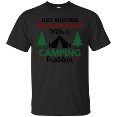 CAMPING - Wine Drinker Camping T Shirt & Hoodie