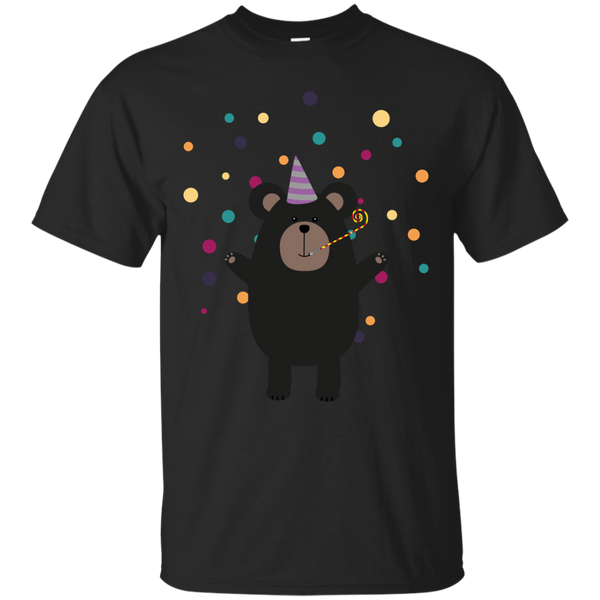 BEAR - Party Black Bear T Shirt & Hoodie